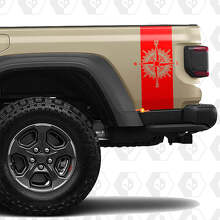 Compass Rear Side Stripes Vinyl Decal for Jeep Gladiator_2