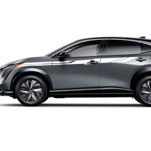 Sides Universal Accent Stripes Racing Graphics Decal Kit for Nissan ARIYA 2