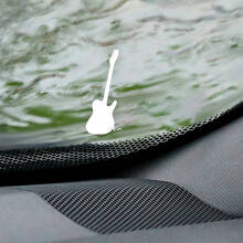 Guitar Easter Egg Corner Windshield Vinyl Graphic Decal for Jeep Wrangler 2