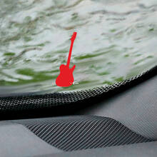 Guitar Easter Egg Corner Windshield Vinyl Graphic Decal for Jeep Wrangler 3