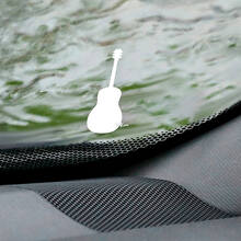 Guitar Easter Egg Corner Windshield Vinyl Graphic Decal 2 for Jeep Wrangler 2