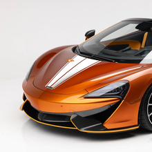 McLaren 570S Central Hood Stripe Graphics Vinyl Decal Sticker 2