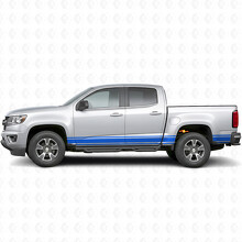 Slim Accent Door & Bedside Vinyl Stripes for Chevrolet Colorado 2nd Gen 2015-2022_5
