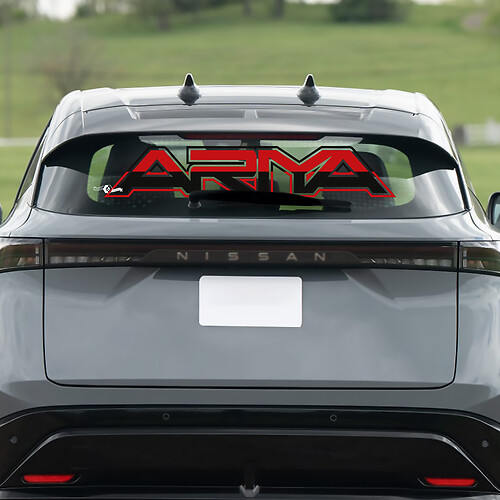 Rear Window ARIYA Graphics Decal for Nissan ARIYA 1