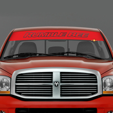 Windshield Rumble Bee Banner Vinyl Decal Sticker for Dodge RAM 3