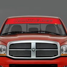 Windshield Rumble Bee Banner Vinyl Decal Sticker for Dodge RAM 3