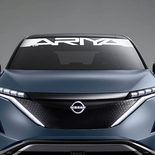 Windshield Window ARIYA Graphics Decal for Nissan ARIYA