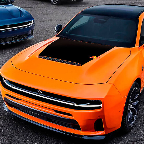 Sixpack Hood Wrap Vinyl Decal for Dodge Charger Daytona