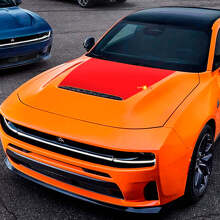 Sixpack Hood Wrap Vinyl Decal Graphic for Dodge Charger Daytona 3