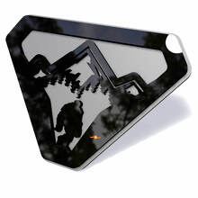 Mountains Sasquatch Bigfoot Yeti Fender Badges Tailgate Emblem 3D Badge 4