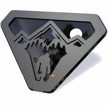 Mountains Sasquatch Bigfoot Yeti Fender Badges Tailgate Emblem 3D Badge 6