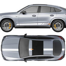 Racing Stripes Full Kit Vinyl Decal Sticker for Mercedes-Benz GLC-Class 2018-2023_2