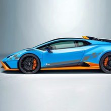 Checkered Flag Side Vinyl Decal Sticker Graphics for Lamborghini STO 2