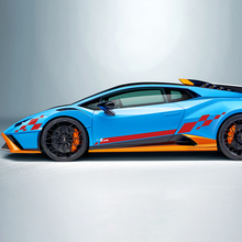 Checkered Flag Side Vinyl Decal Sticker Graphics for Lamborghini STO 3