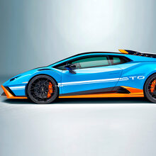 Stripes Side Vinyl Decal Sticker Graphics for Lamborghini STO 2