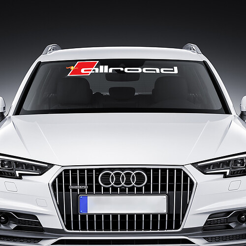 Vinyl Decals Graphic Stickers windshield Audi Allroad Banner Racing 1