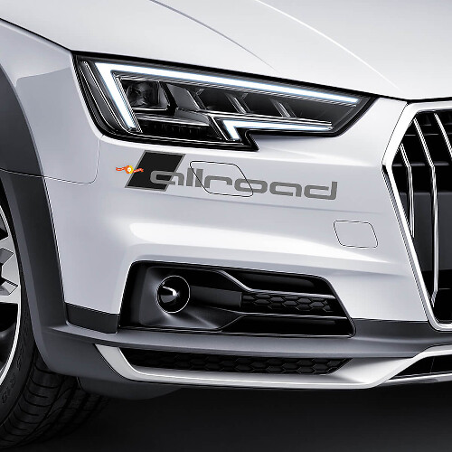 Front Bumper Audi Allroad Decal Stickers Decals