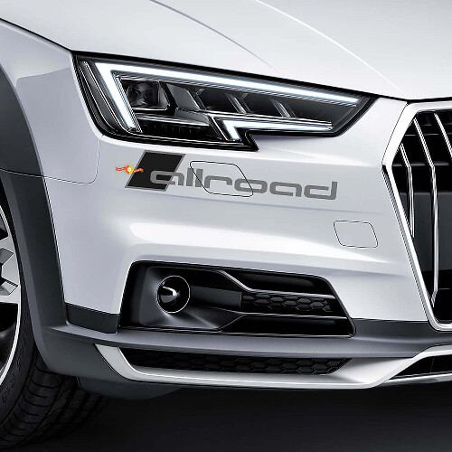 Front Bumper Audi Allroad Decal Stickers Decals