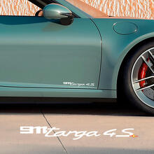 Side Doors Decal Sticker for Porsche 911 Targa 4S 2026 2