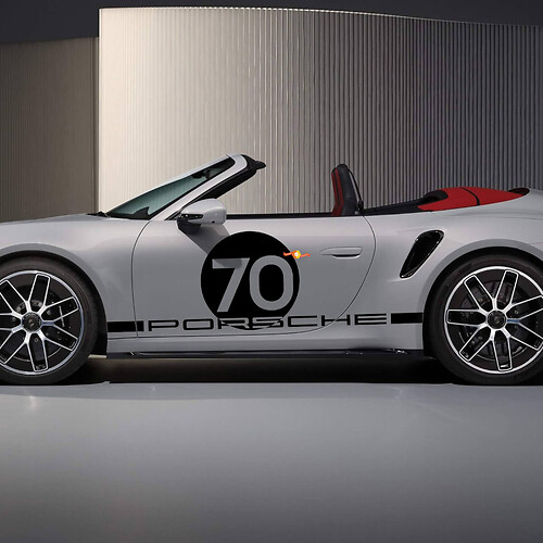 Side Kit graphic Spirit 70 Decal Sticker for Porsche 911 1