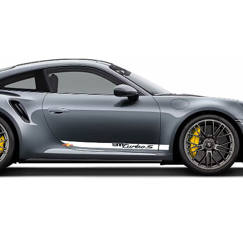Side Kit graphic Decal Sticker for Porsche 911 Turbo S 992.2