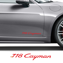 Side Doors Decal Sticker for Porsche 718 Cayman 3