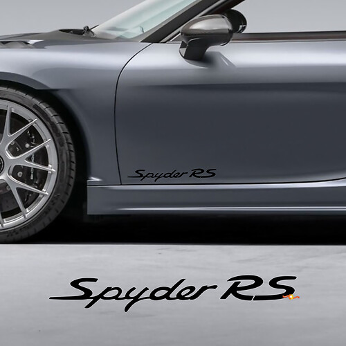 Side Doors Decal Sticker for Porsche 718 Cayman Spyder RS 1