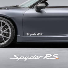 Side Doors Decal Sticker for Porsche 718 Cayman Spyder RS 2
