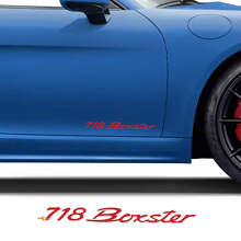 Side Doors Decal Sticker for Porsche 718 Boxster 3