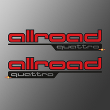 Window Side Audi Allroad Quattro Decal Stickers Decals 2