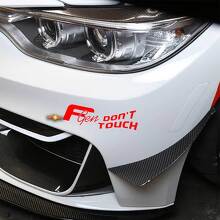 Fgen Don't Touch Bumper sticker decals graphic 3