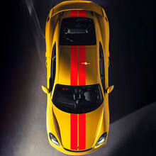 Dual Hood Roof Stripes Decal Sticker for Porsche Cayman 718 3