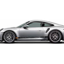 Side PORSCHE stripes Kit graphic Decal Sticker for Porsche 911 Turbo S 992.2 2