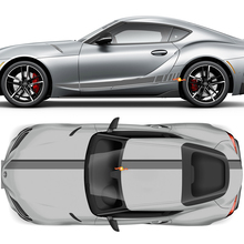 Hood Roof Trunk and Doors Side Stripes Graphics Decals Stickers for Toyota Supra GR MKV A90 A91 2