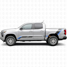 Rising Accent Door & Bedside Vinyl Stripes for Chevrolet Colorado 3rd Gen 2023-2026_3