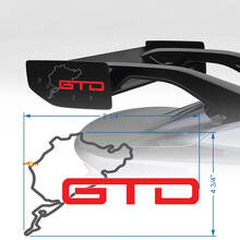 Nürburgring GTD Spoiler Vinyl Decal Sticker for Ford Mustang GTD 2