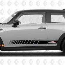 Side Stripes graphics decal John Cooper Works for Mini Cooper S 3