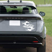 Rear Dragon Racing Graphics Decal for Nissan ARIYA 2