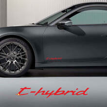 T-hybrid Side Doors Decal Sticker for Porsche 911 turbo S T-hybrid 3