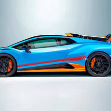 Racing Stripes Side Vinyl Decal Sticker Graphics for Lamborghini STO 3
