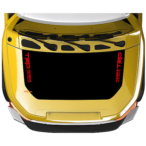 TRD Off Road Style Hood Vinyl Decal for Toyota FJ Cruiser