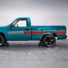 1993 Chevrolet Classic Side & Tailgate Stripes Decal Sticker Kit 3