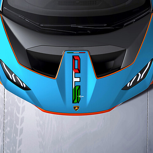 Hood Central STO Logo Vinyl Decal Sticker Graphics for Lamborghini STO
