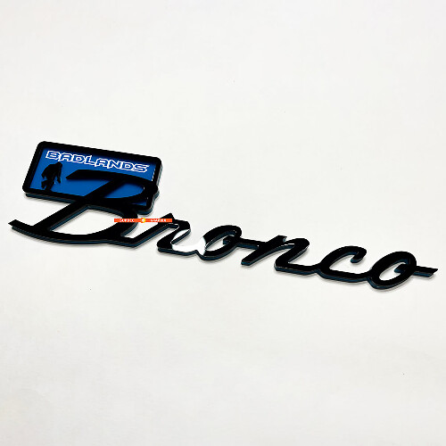 Yeti Sasquatch Bigfoot Fender Badges Tailgate Emblem 3D Badge 2 for Ford Bronco Badlands