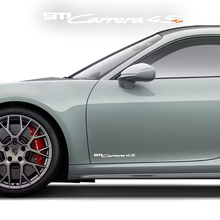 2x Porsche Porsche 911 Carrera 4G Signature Side Doors Decals Stickers 2