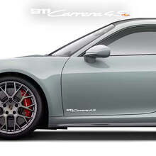 911 Carrera 4S Side Door Vinyl Decals Pair for Porsche 911_2