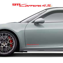911 Carrera 4S Side Door Vinyl Decals Pair for Porsche 911_3