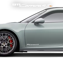 2x Porsche Porsche 911 Carrera 4S Signature Side Doors Decals Stickers 5