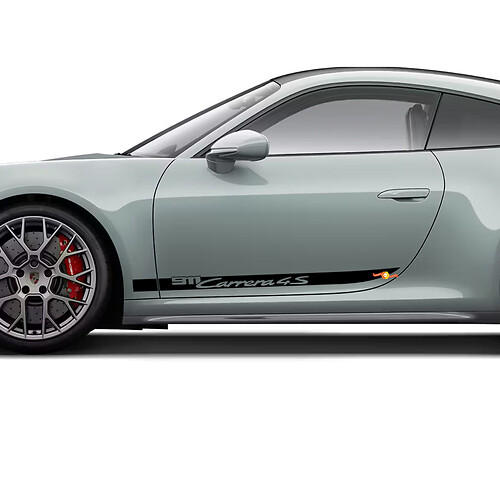 Side Kit graphic Decal Sticker for Porsche 911 Carrera 4S 1