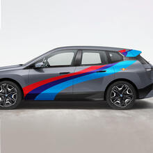 Side iX M  Racing Vinyl Decal Sticker Kit for BMW iX 2